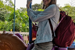 Mommy can go on the merry-go-round as well