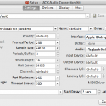 qjackctl configuration window